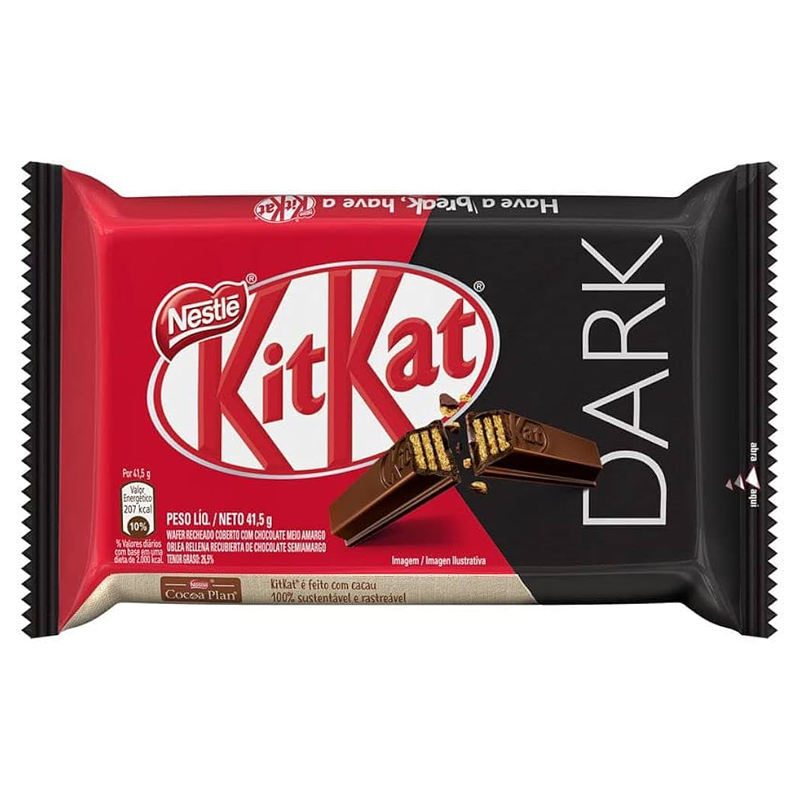 CHOC KIT KAT DARK 41,5G NESTLE